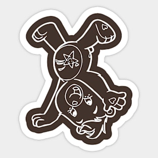 somersault attraction Sticker